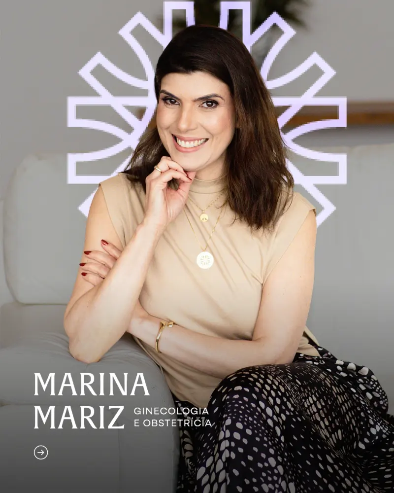 Identidade visual Marina Mariz — Ginecologia e Obstetrícia